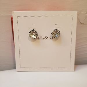 Stella & Dot Vintage Crystal Studs